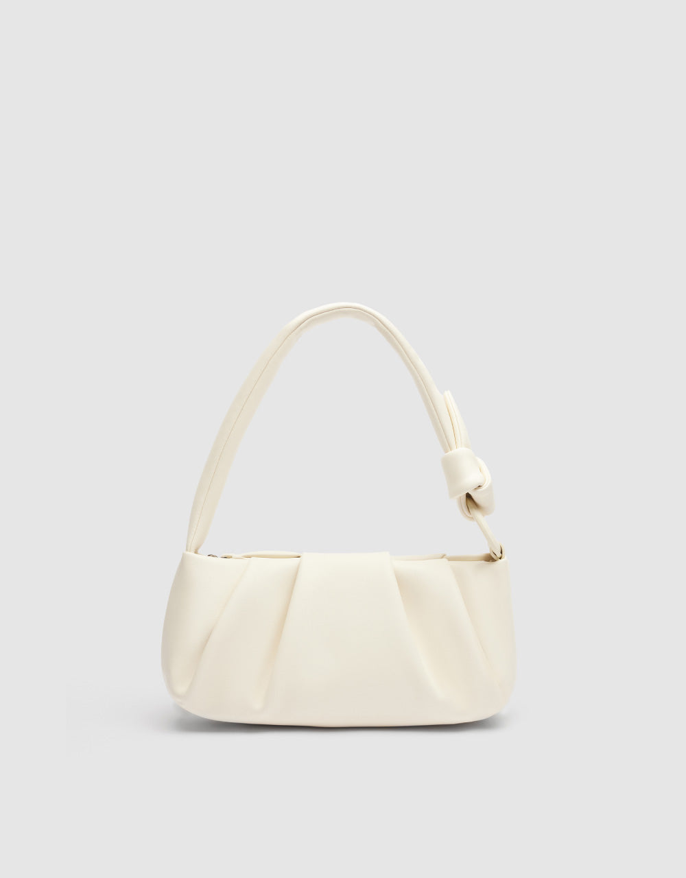 Tie Strap Vegan Leather Shoulder Bag