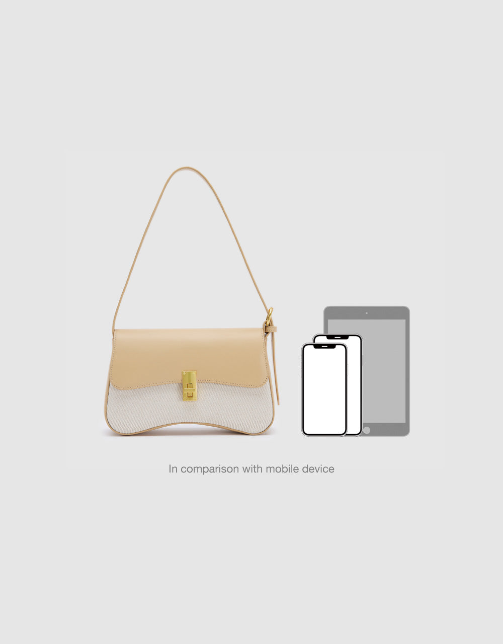 Two Tone Shoulder Bag