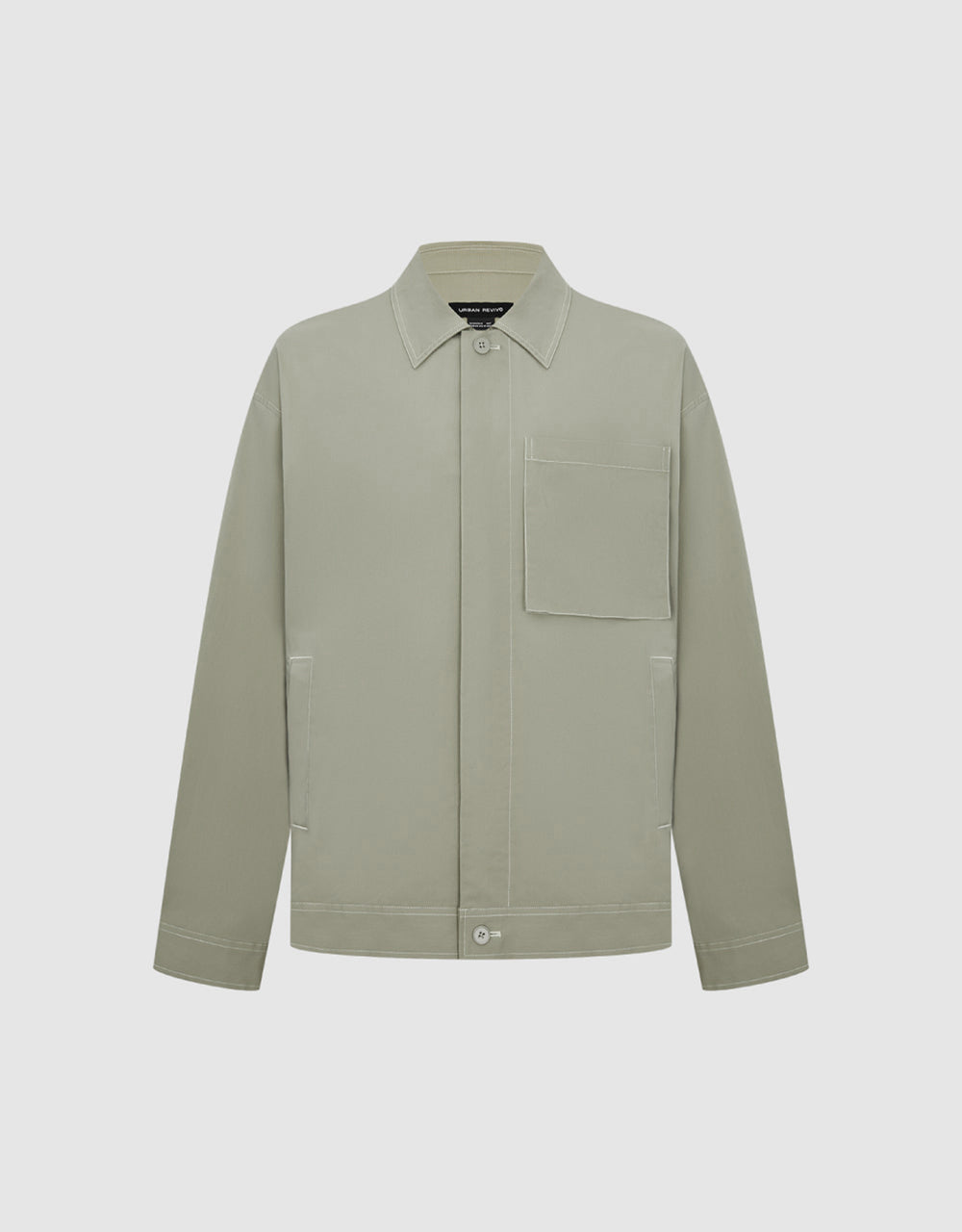 Button Up Jacket With Pocket