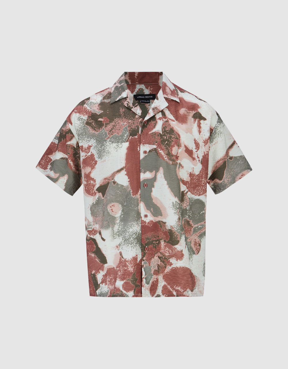 Printed Drop Shoulder Loose Shirt