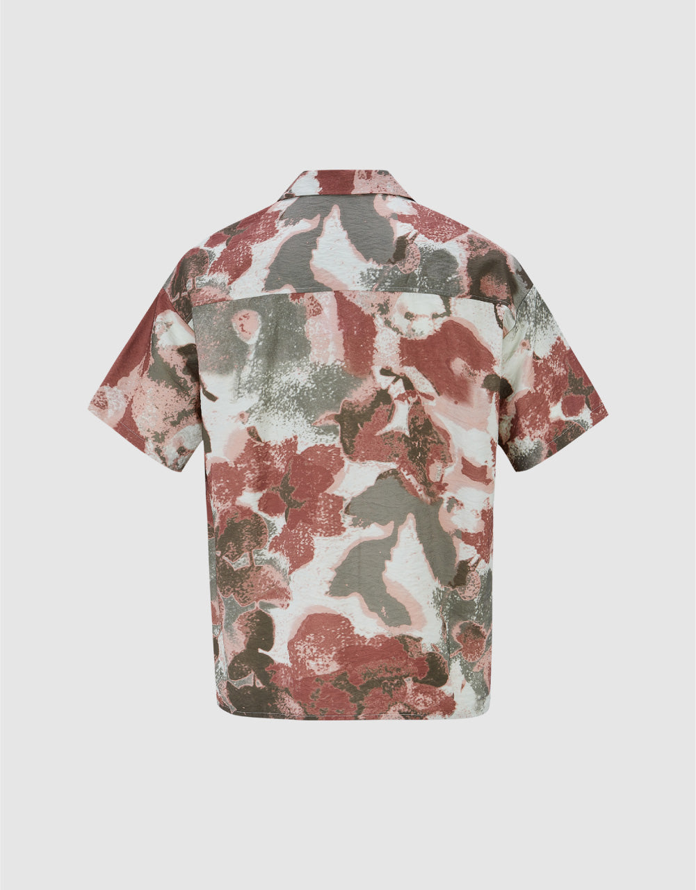 Printed Drop Shoulder Loose Shirt