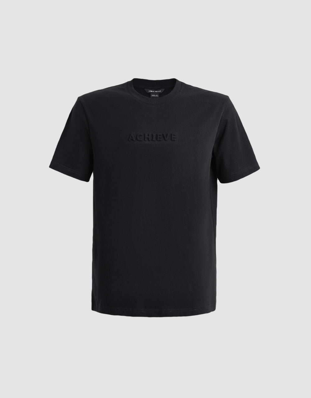 Embossed Letter Print T-Shirt