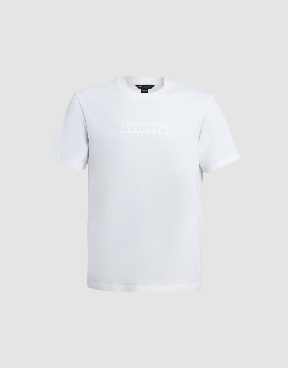 Embossed Letter Print T-Shirt