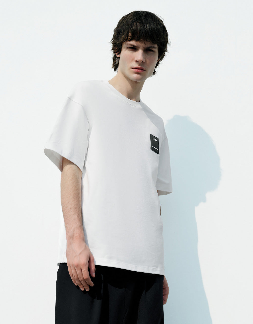 Knitted Crew Neck T-Shirt