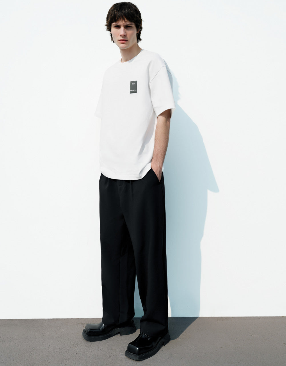Knitted Crew Neck T-Shirt