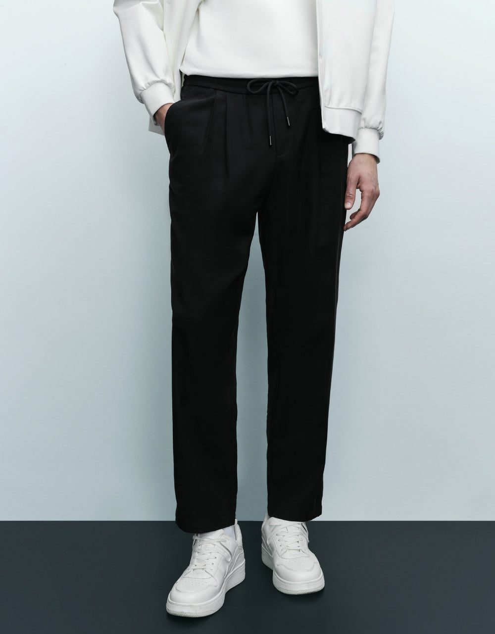 Woven Long Straight Pants