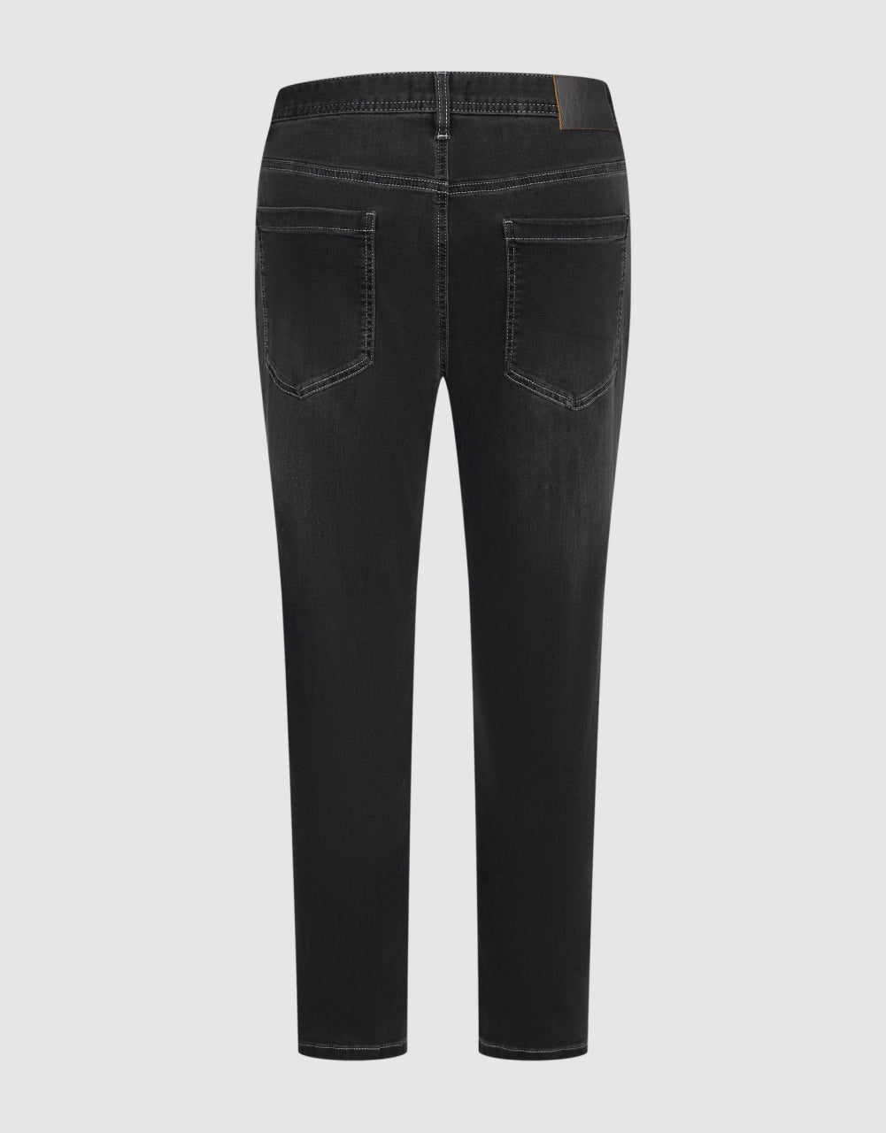 Mid-Waist Straight Jeans