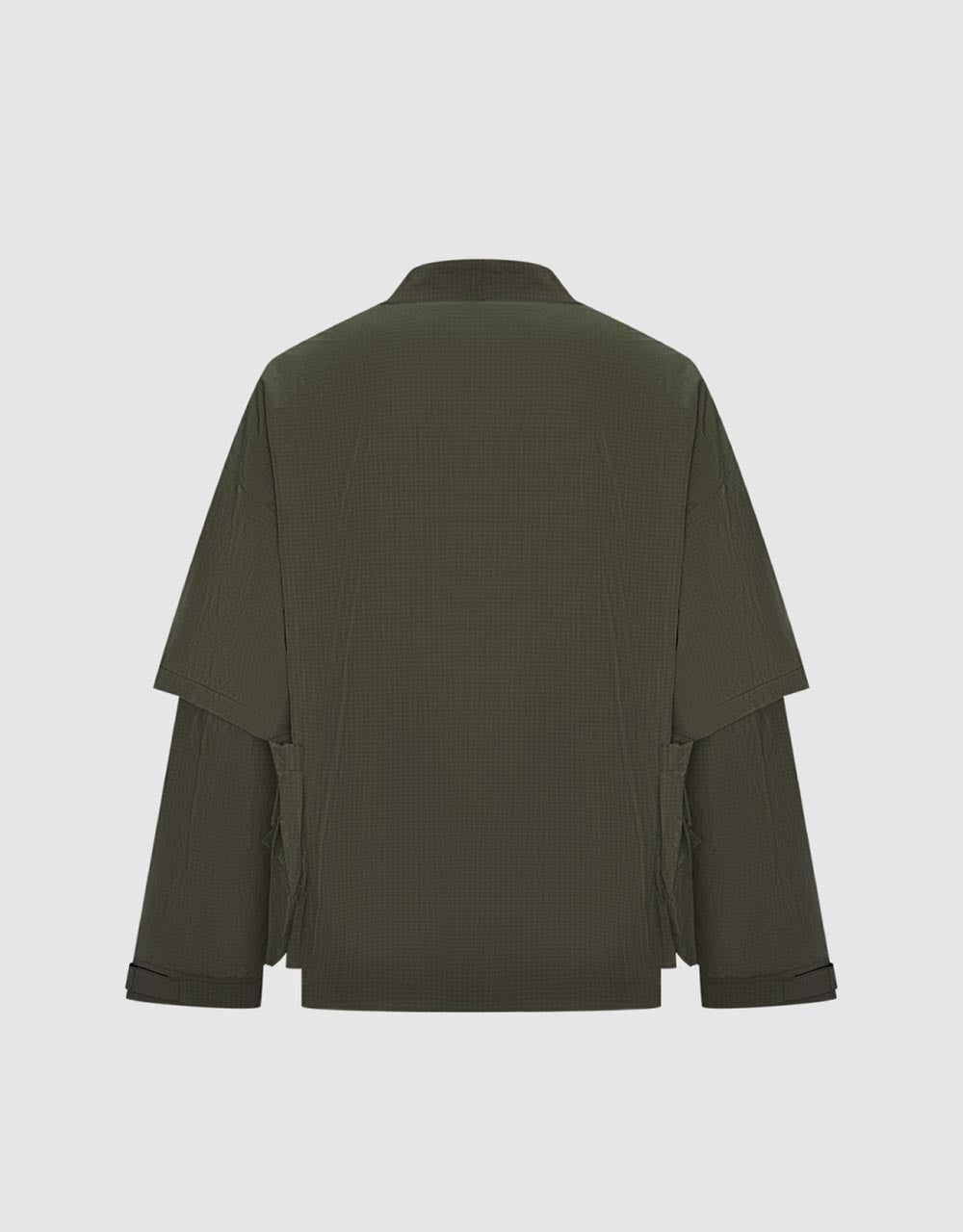 Kimono Lapel Mid-Length Jacket