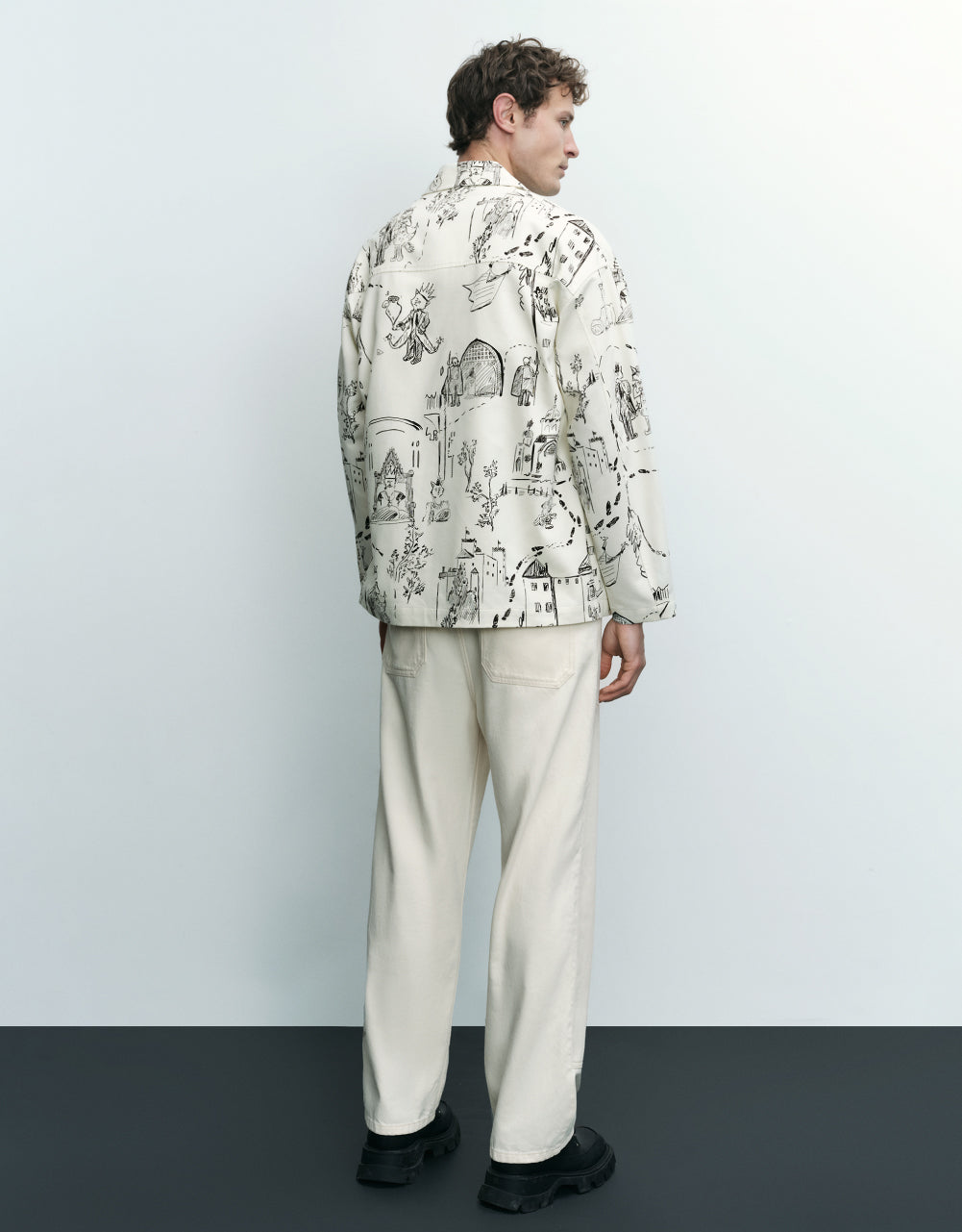 Printed Straight Jacket