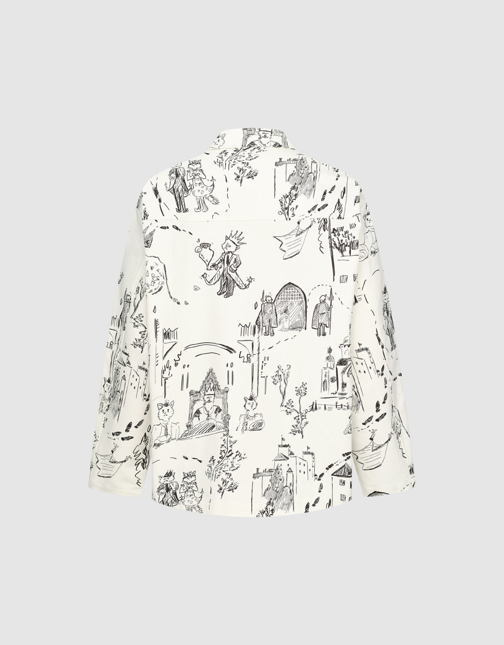 Printed Straight Jacket
