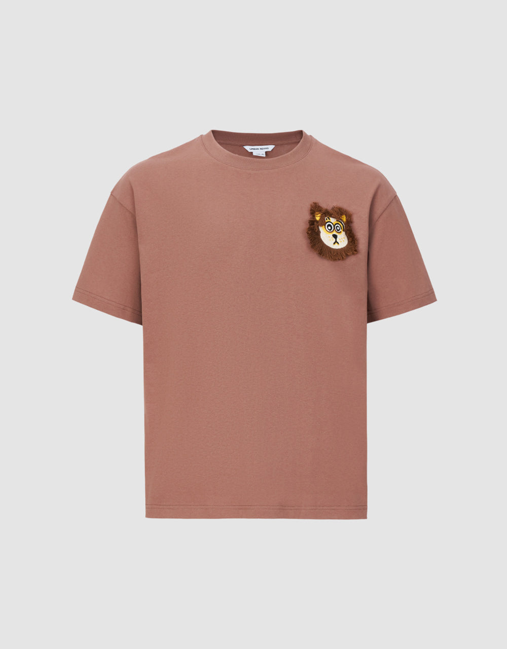 Lion Detail Crew Neck T-Shirt