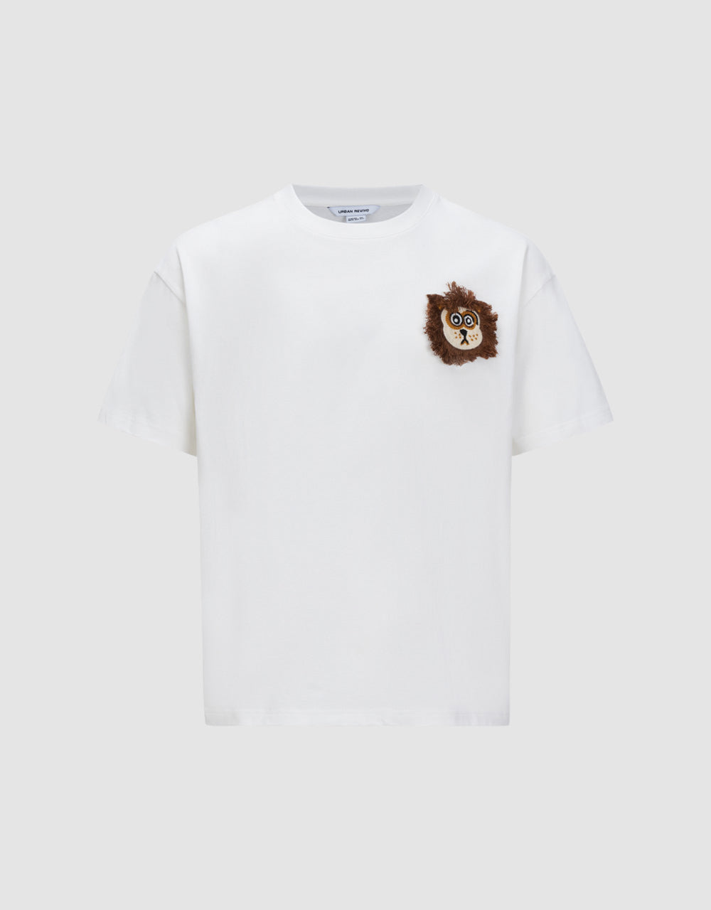 Lion Detail Crew Neck T-Shirt