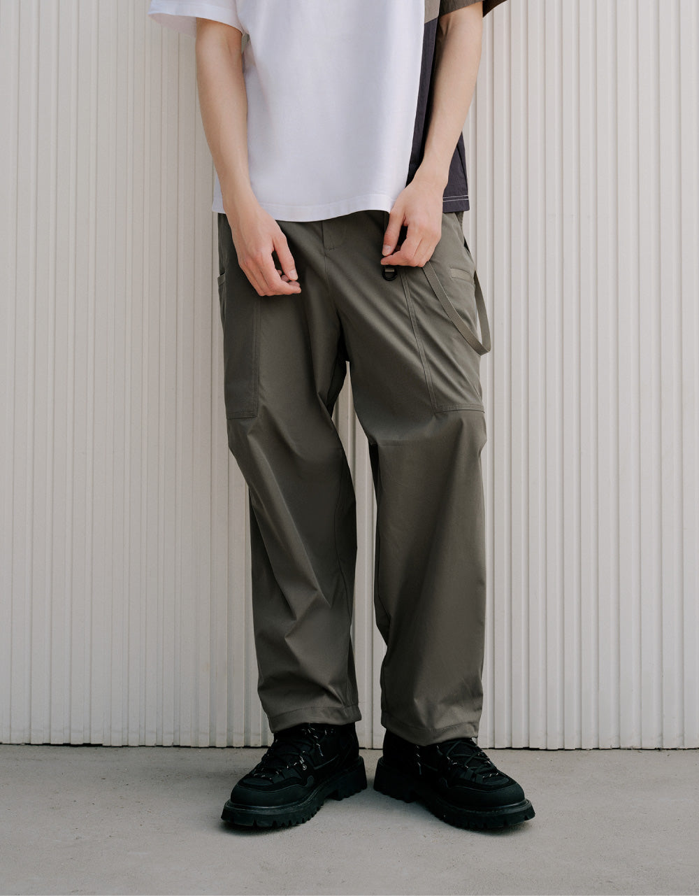 Woven Long Straight Pants
