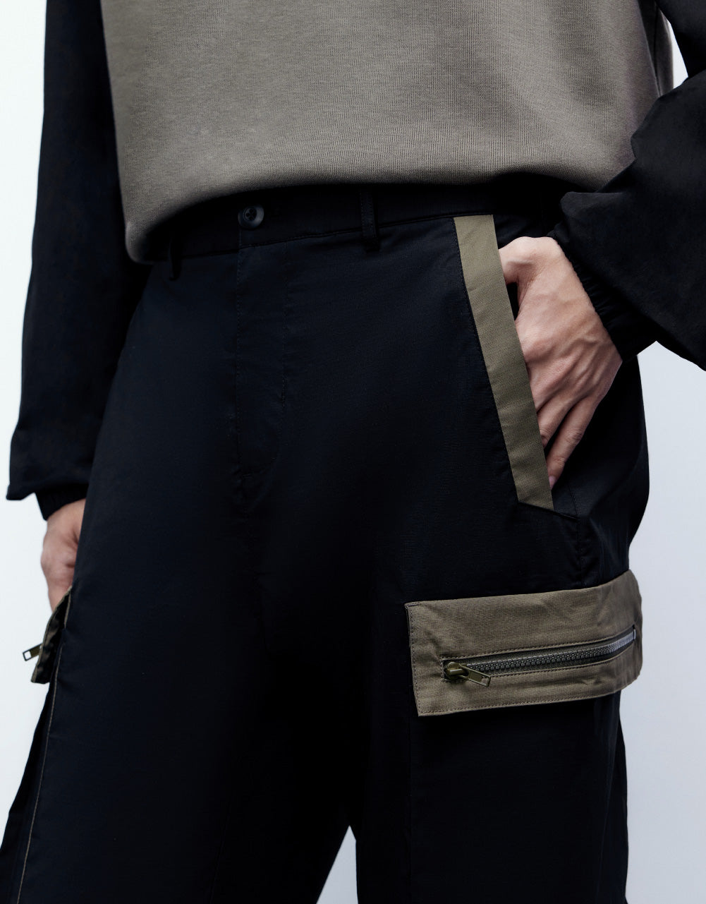 Mid-Waist Jogger Pants