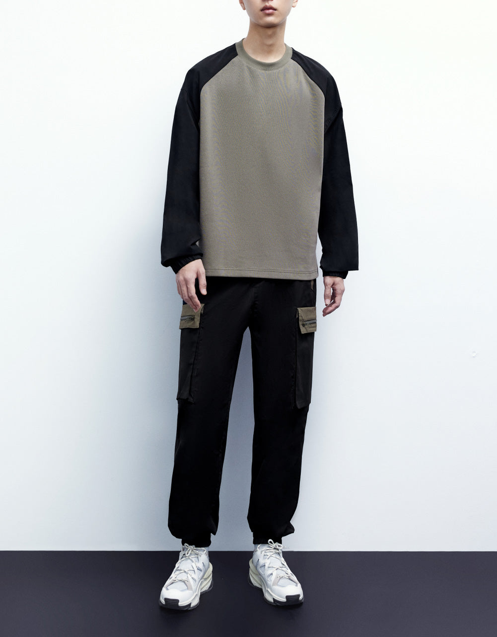 Mid-Waist Jogger Pants