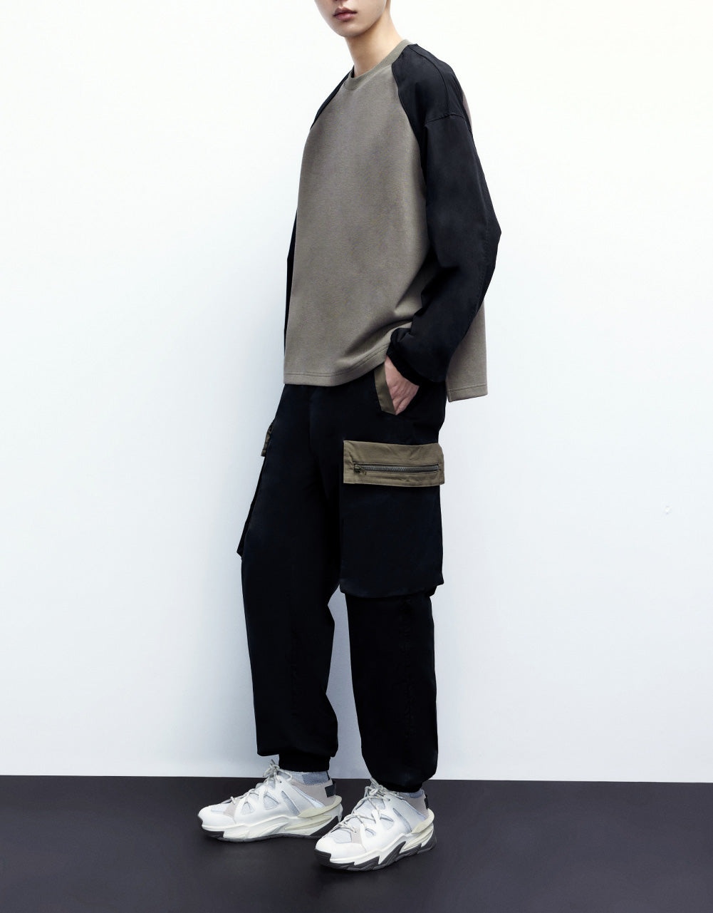 Mid-Waist Jogger Pants