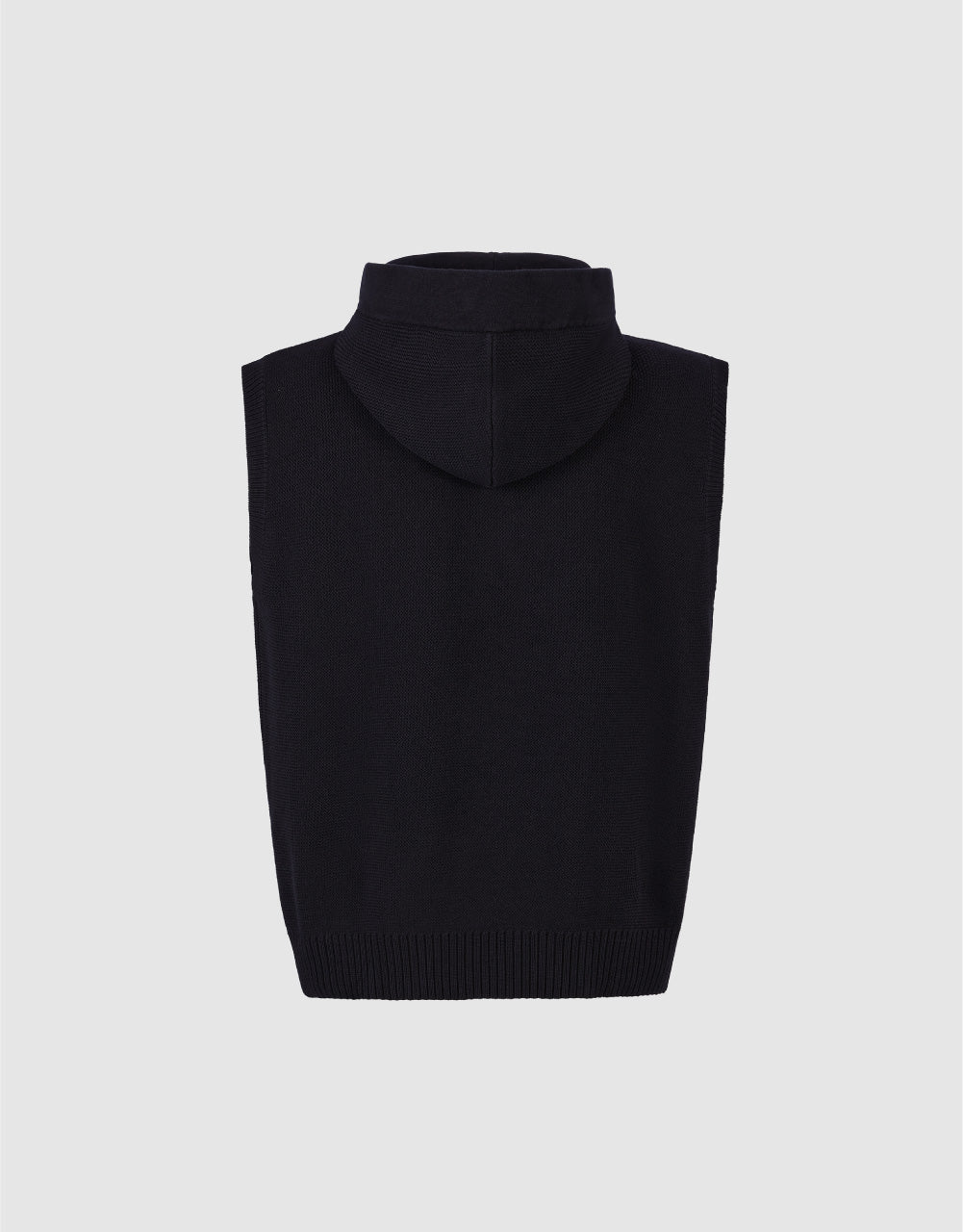 Hooded Knitted Vest