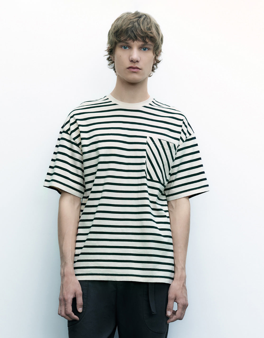 Striped Crew Neck T-Shirt