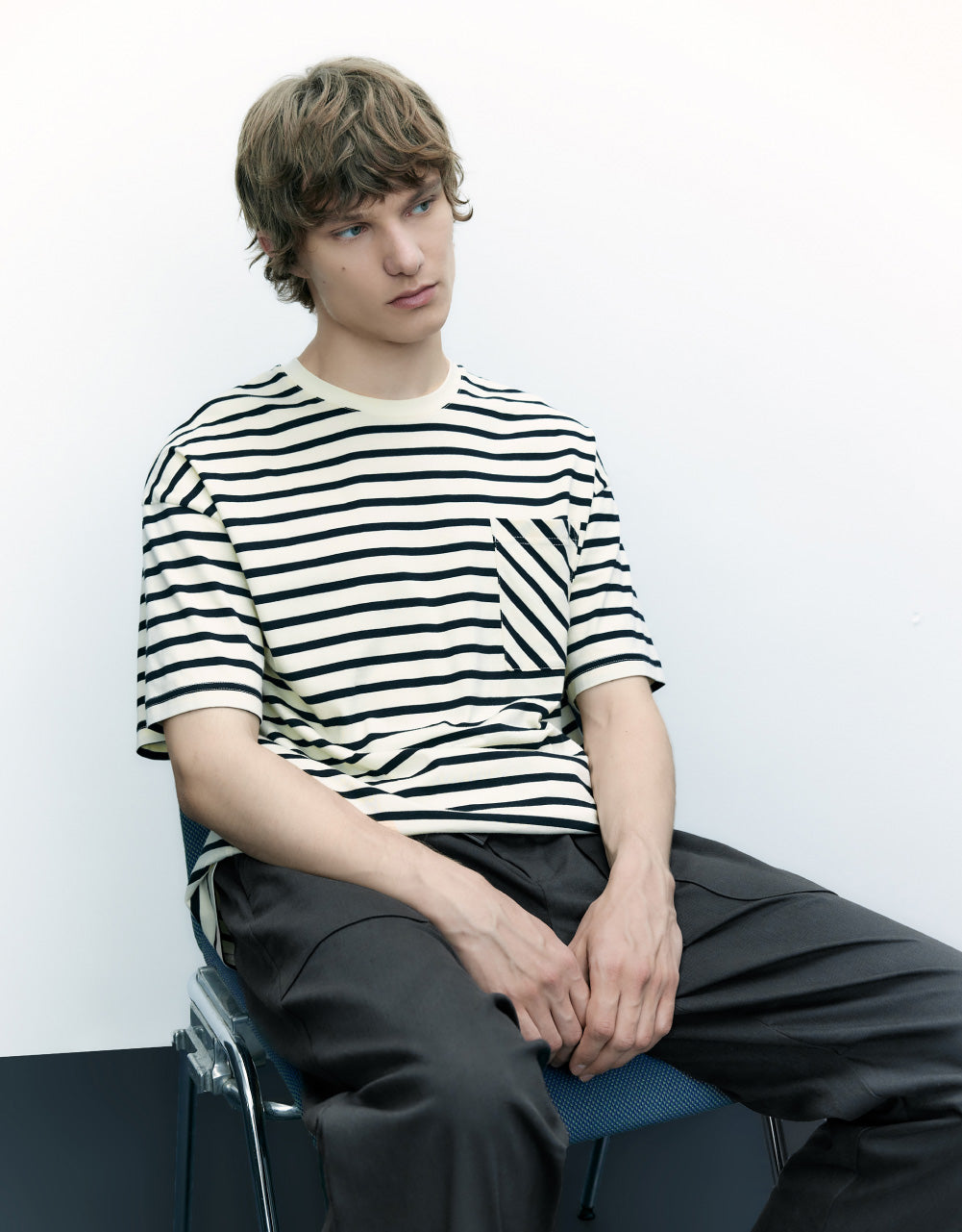 Striped Crew Neck T-Shirt