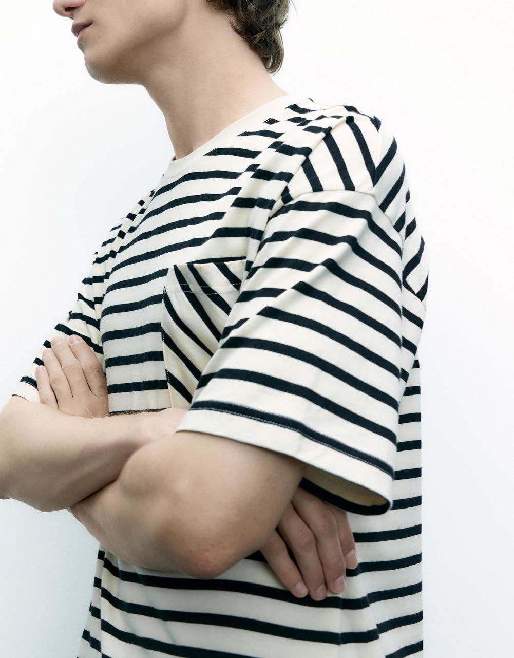Striped Crew Neck T-Shirt