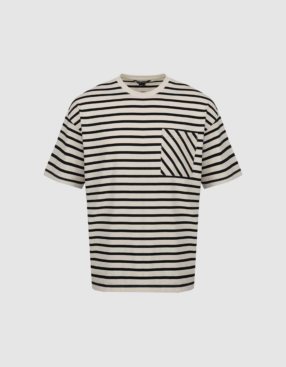 Striped Crew Neck T-Shirt