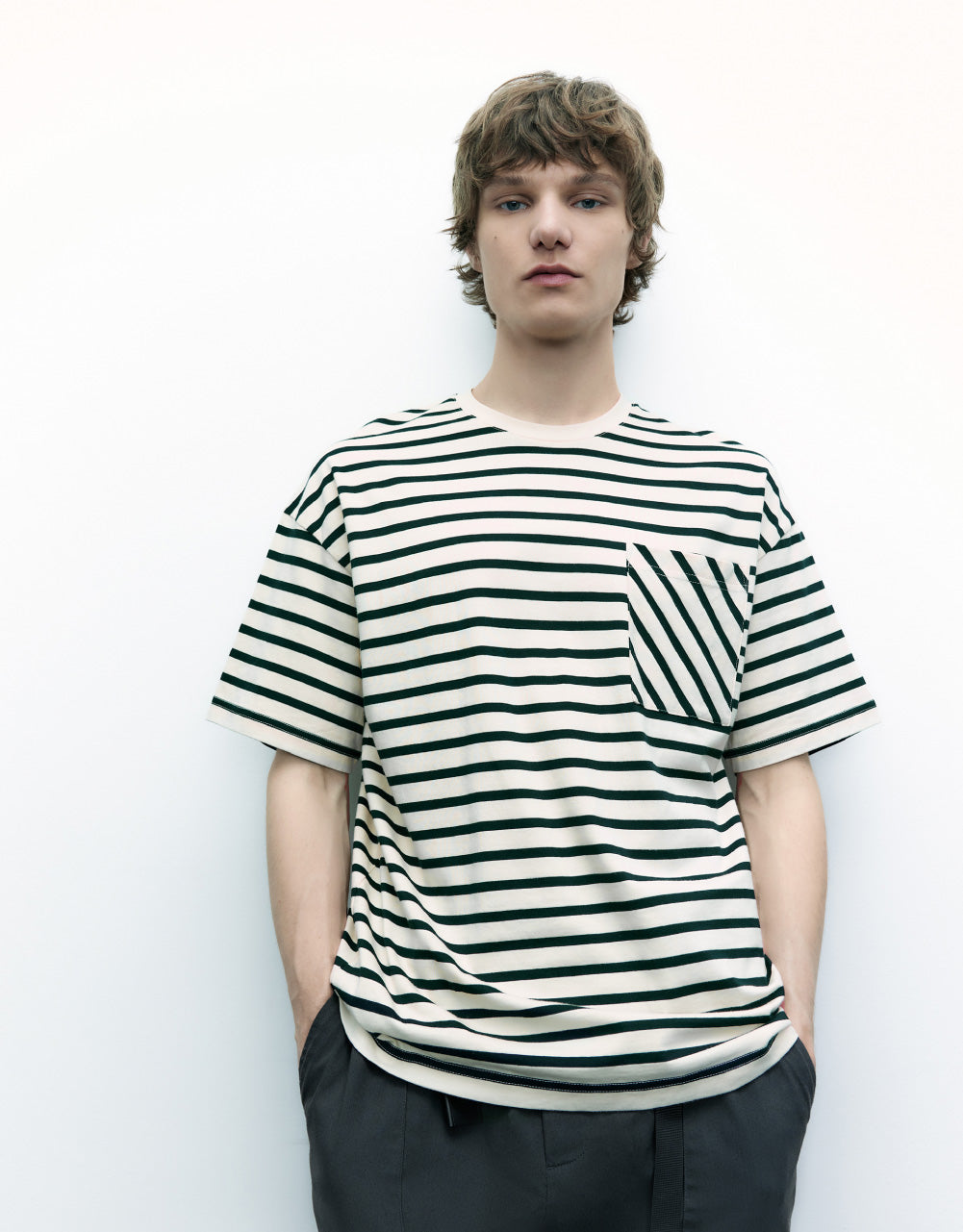 Striped Crew Neck T-Shirt