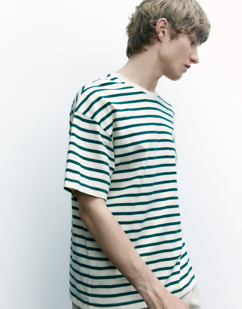 Striped Crew Neck T-Shirt