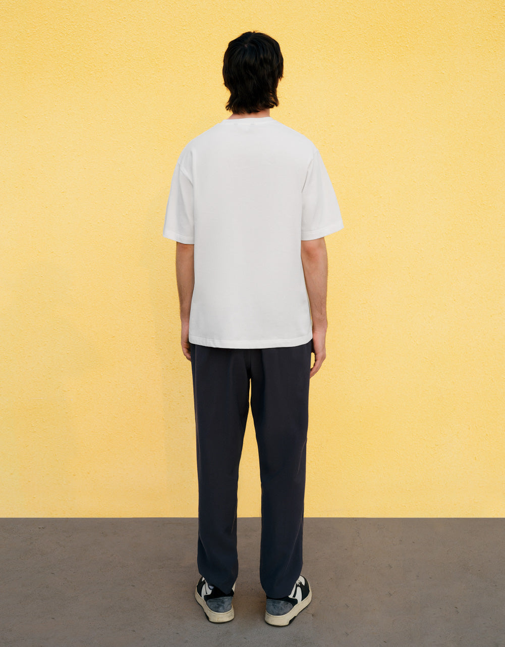 Knitted Slogan Crew Neck T-Shirt