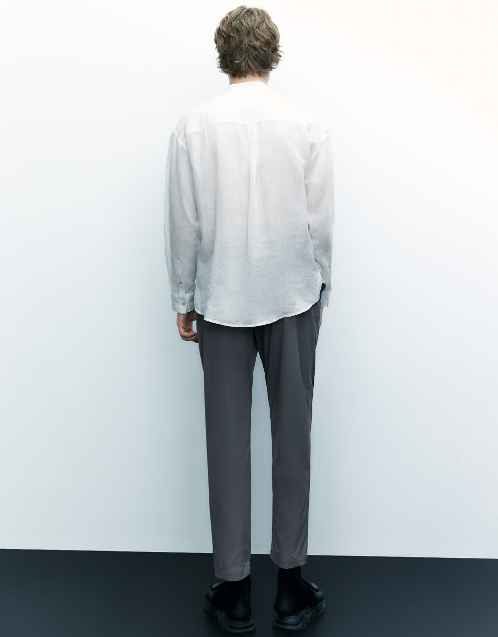 Mid-Waist Straight Pants