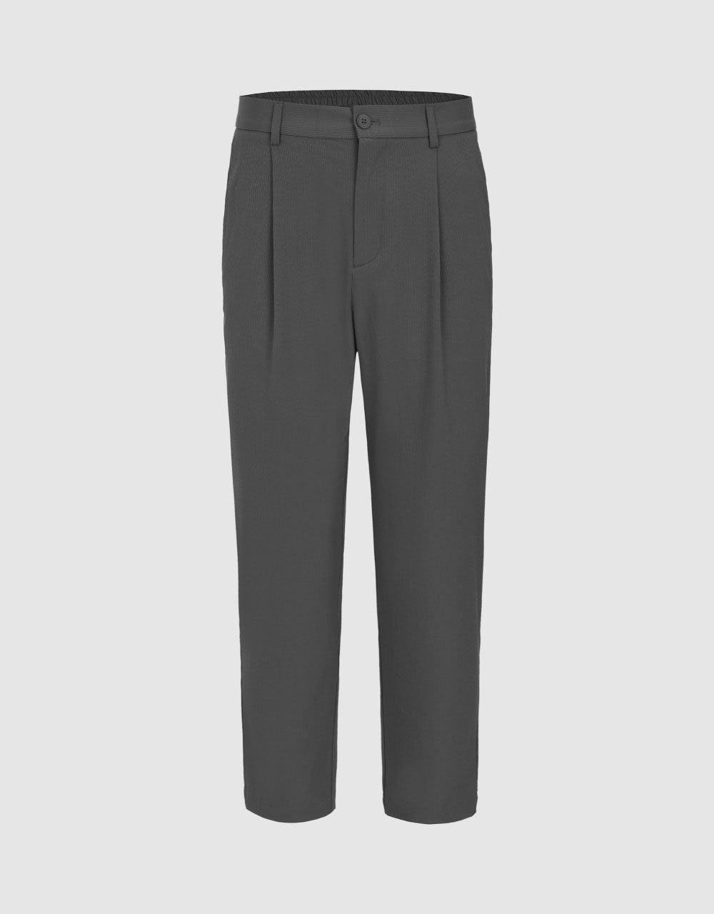 Mid-Waist Straight Pants