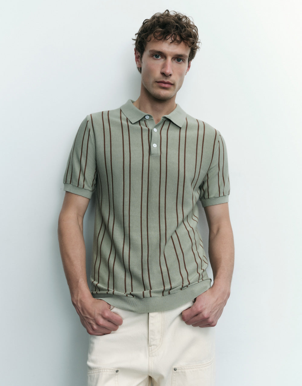 Striped Knitted T-Shirt