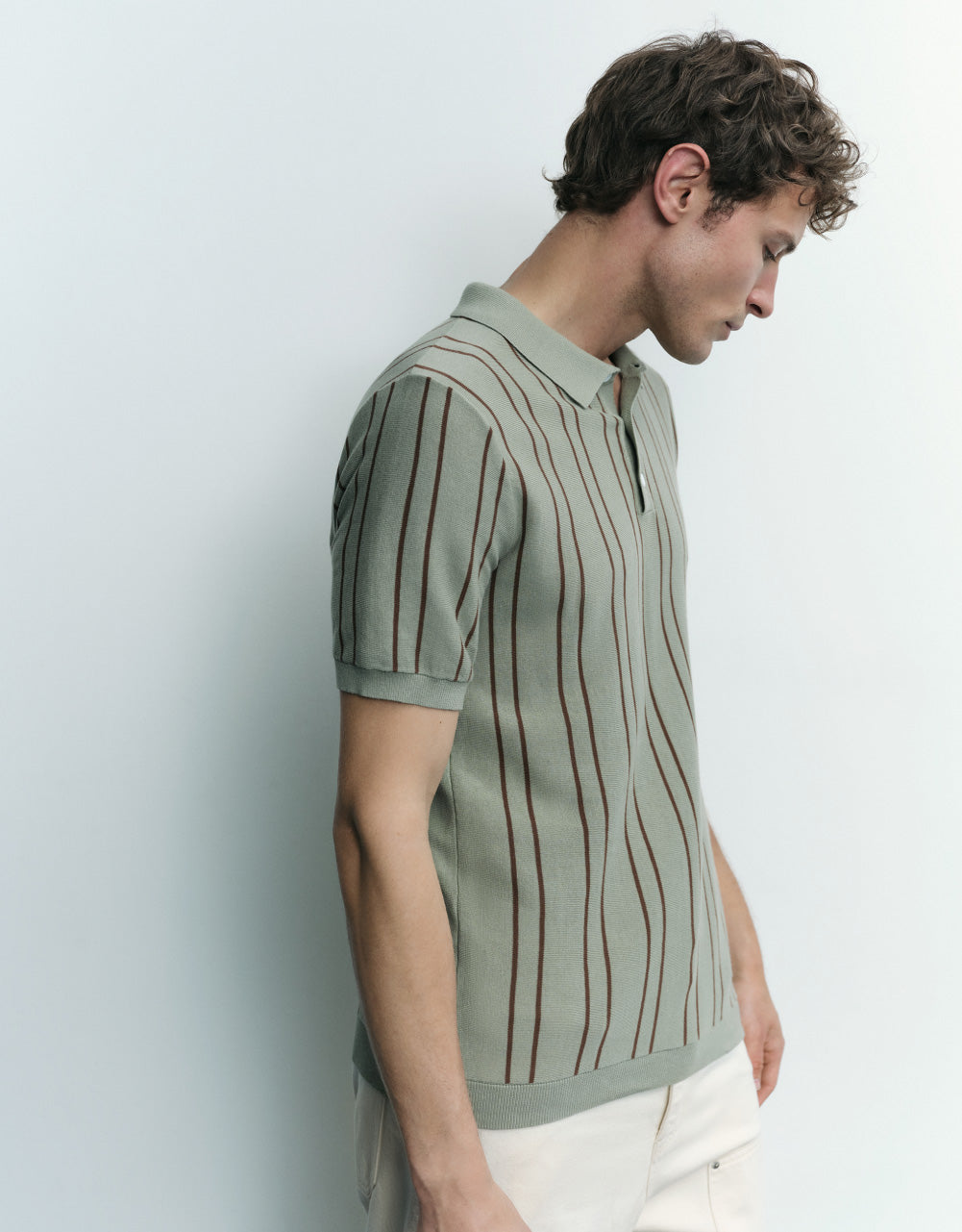Striped Knitted T-Shirt