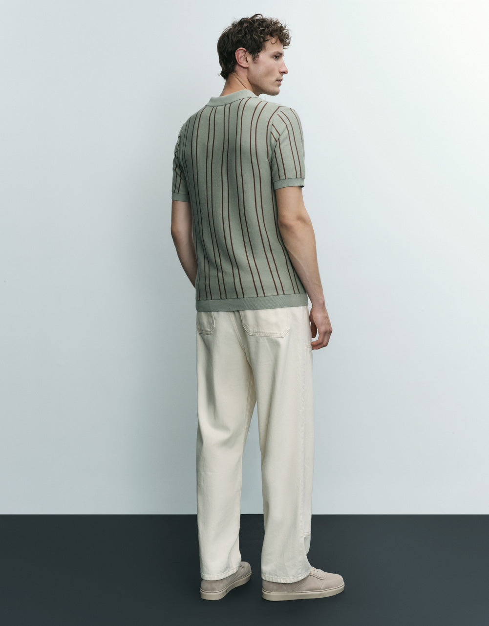Striped Knitted T-Shirt