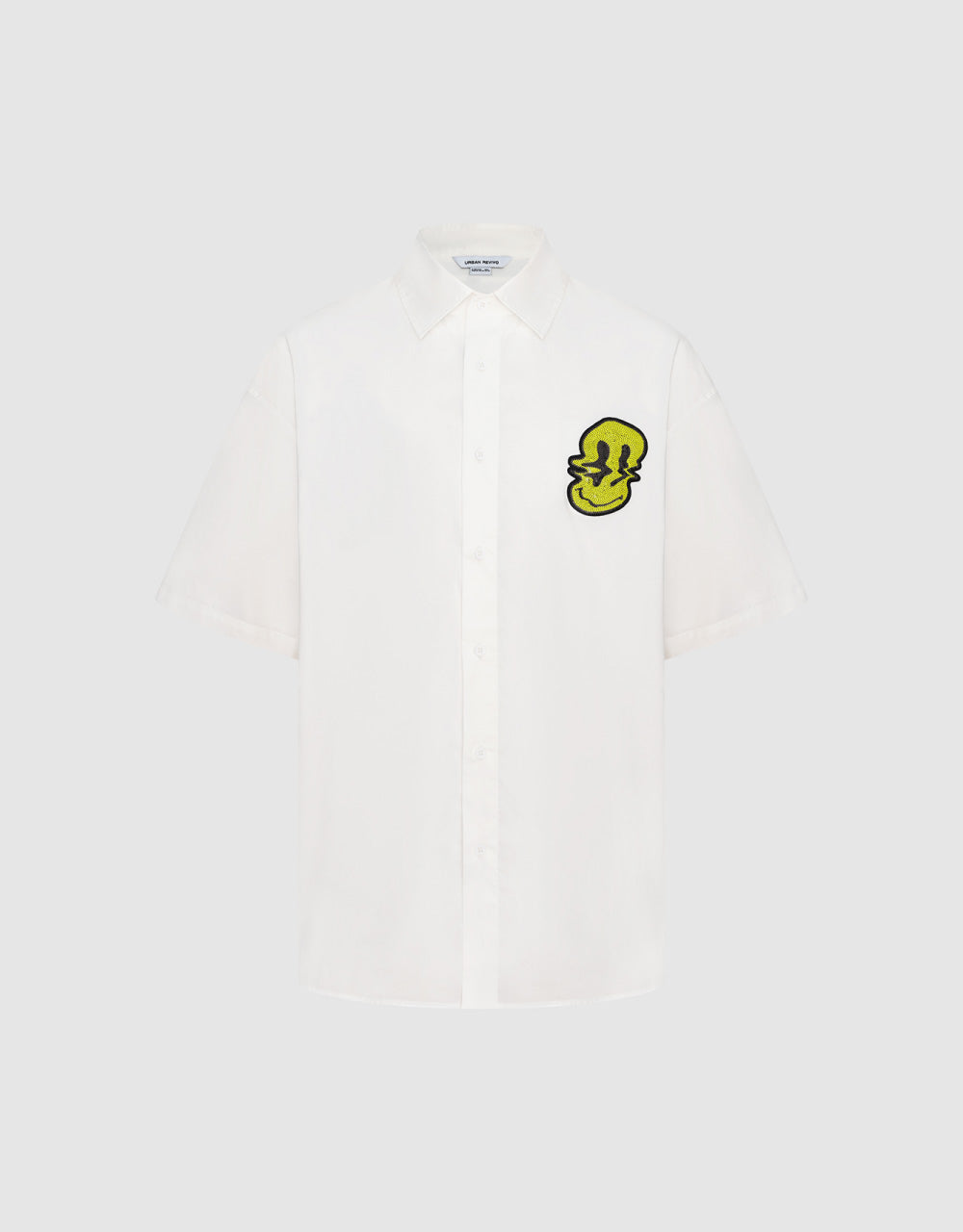 Emoji Embossed Loose Shirt
