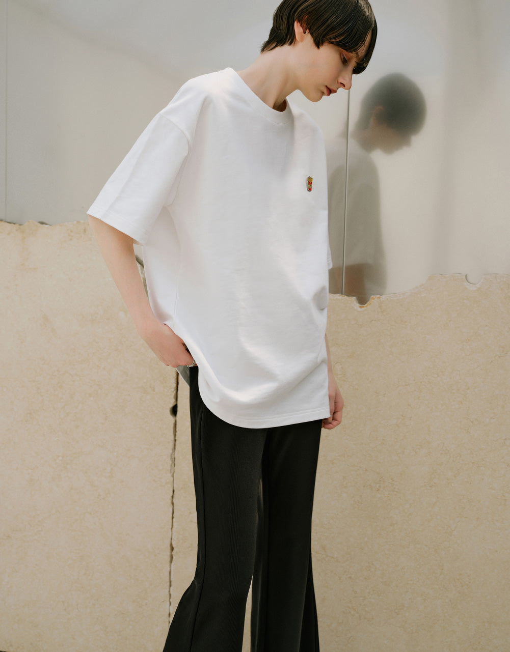Fries Detail Crew Neck T-Shirt