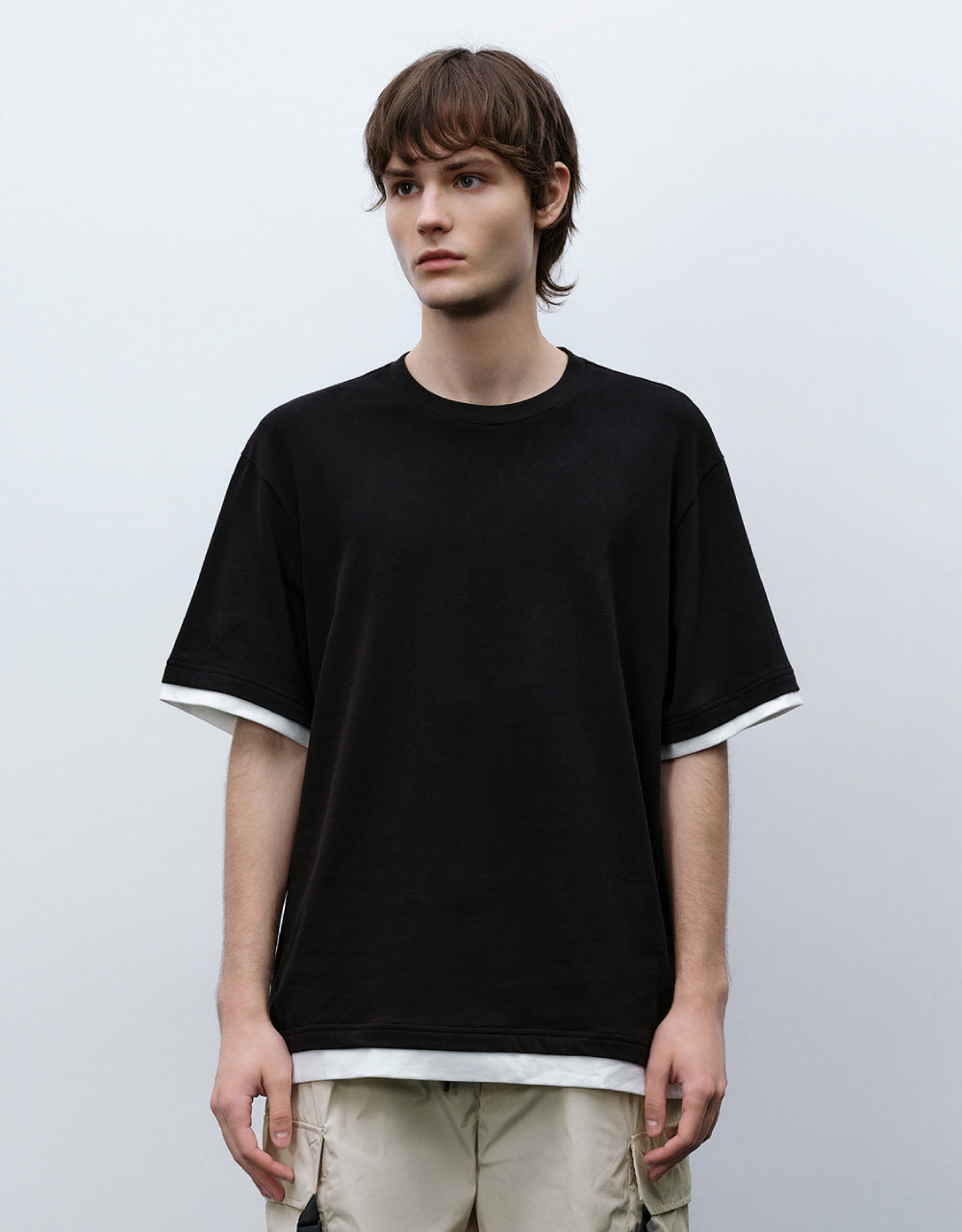 Drop Shoulder Sleeve T-Shirt