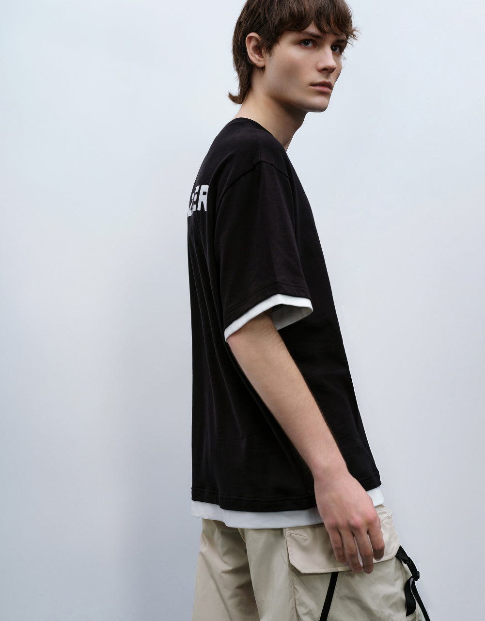 Drop Shoulder Sleeve T-Shirt
