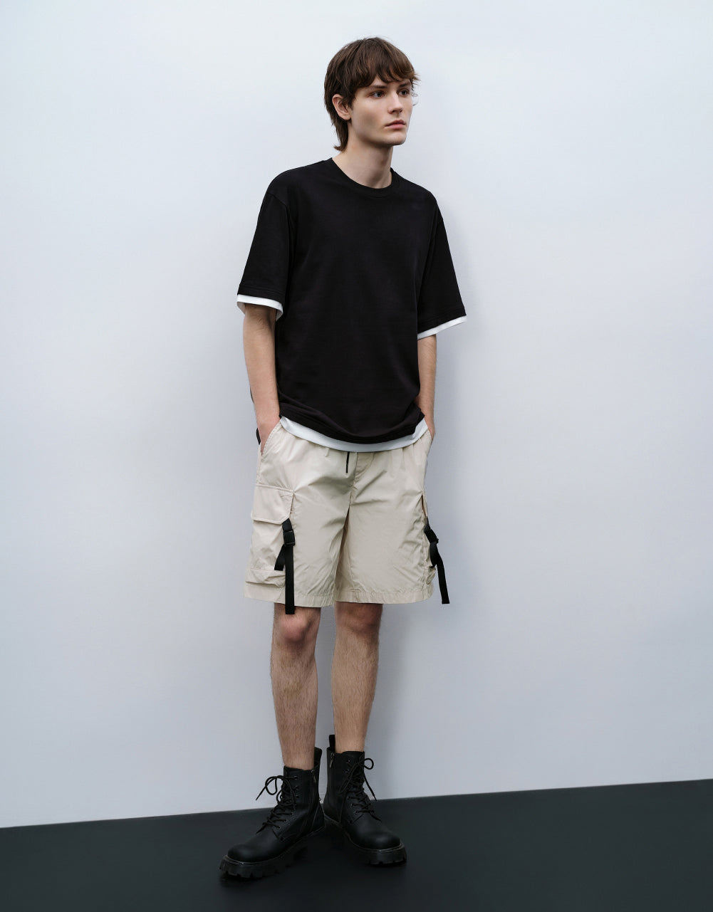 Drop Shoulder Sleeve T-Shirt