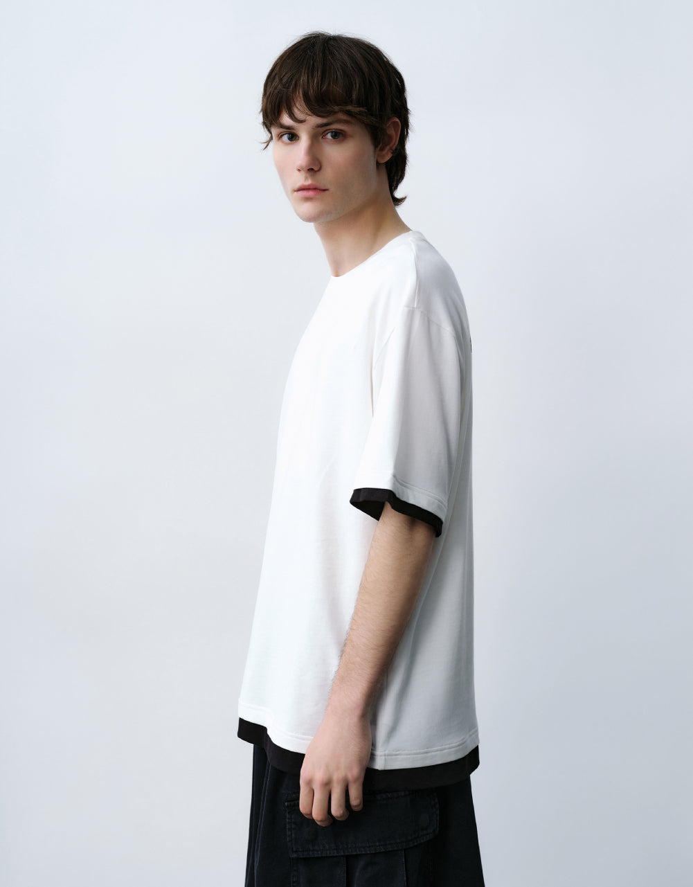 Drop Shoulder Sleeve T-Shirt