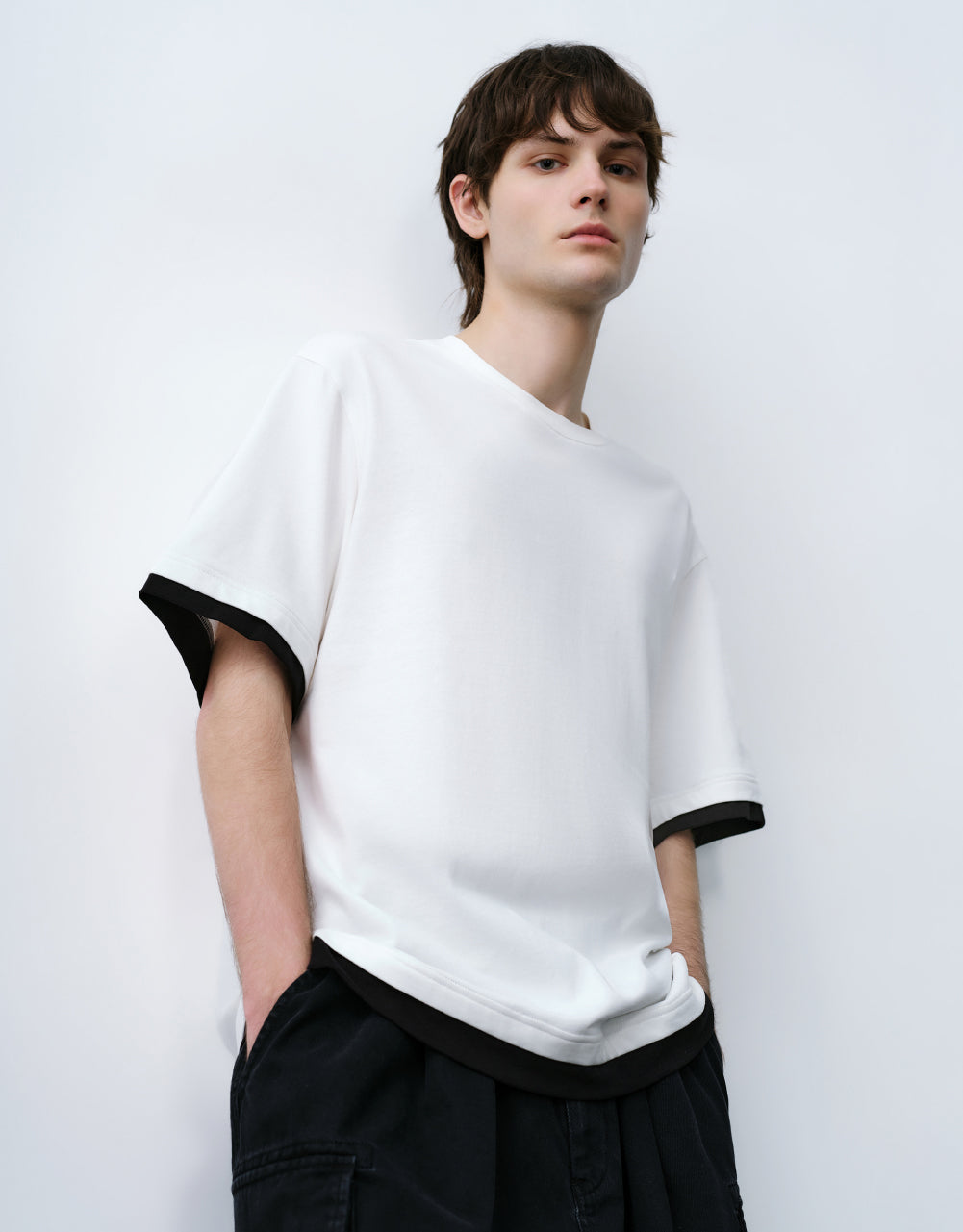 Drop Shoulder Sleeve T-Shirt