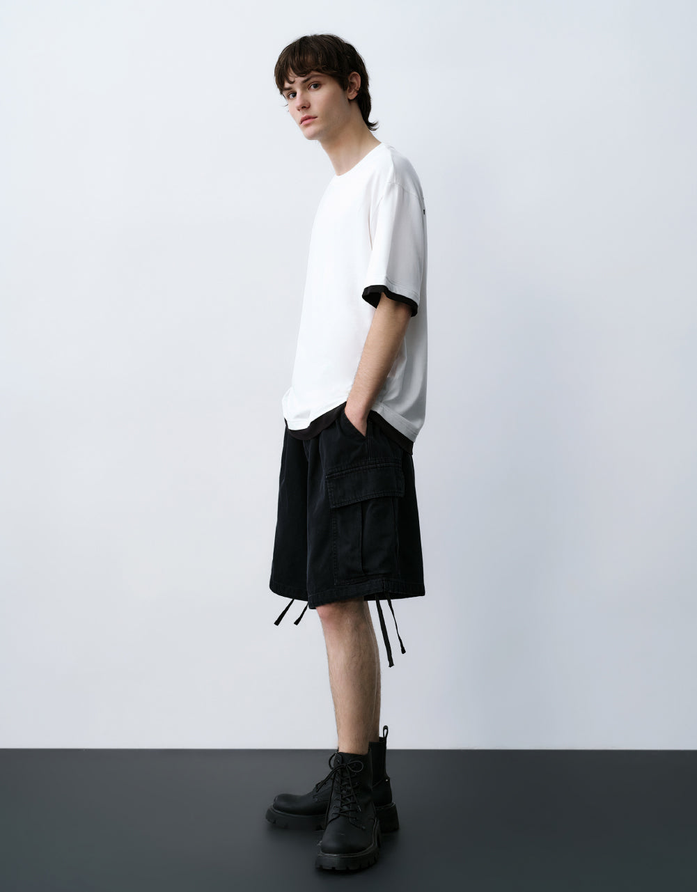 Drop Shoulder Sleeve T-Shirt