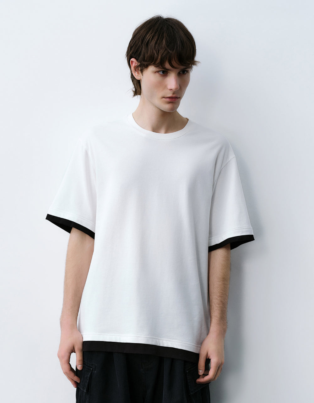 Drop Shoulder Sleeve T-Shirt