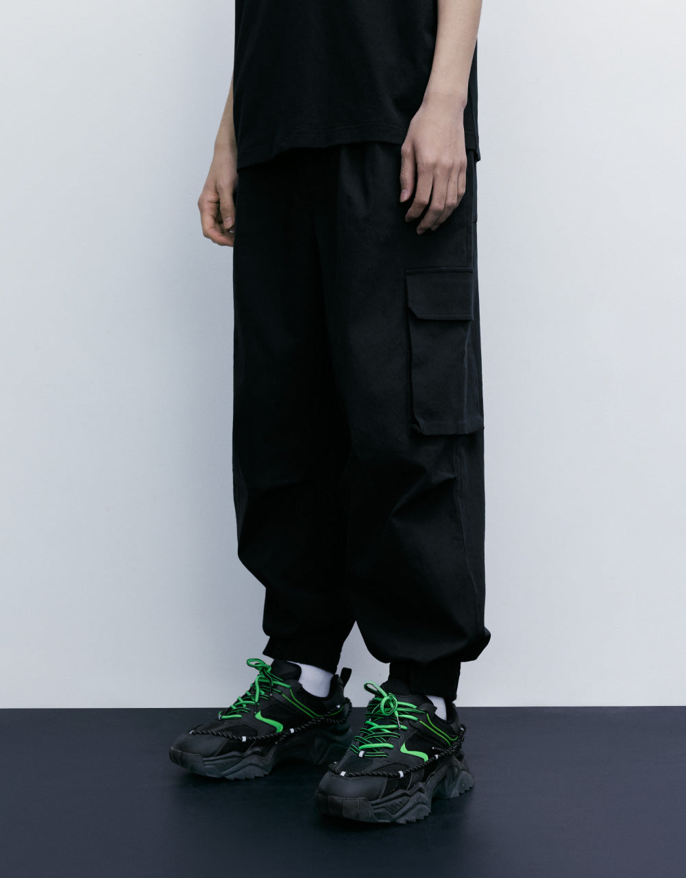 Elastic Waist Jogger Pants