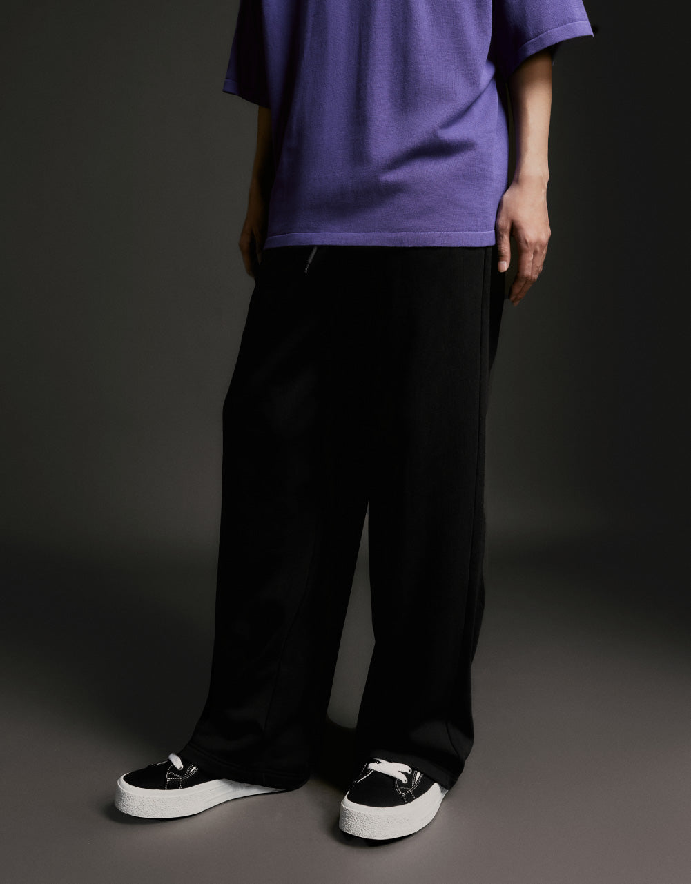 Drawstring Waist Straight Pants