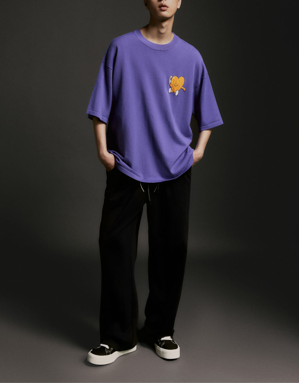 Drawstring Waist Straight Pants