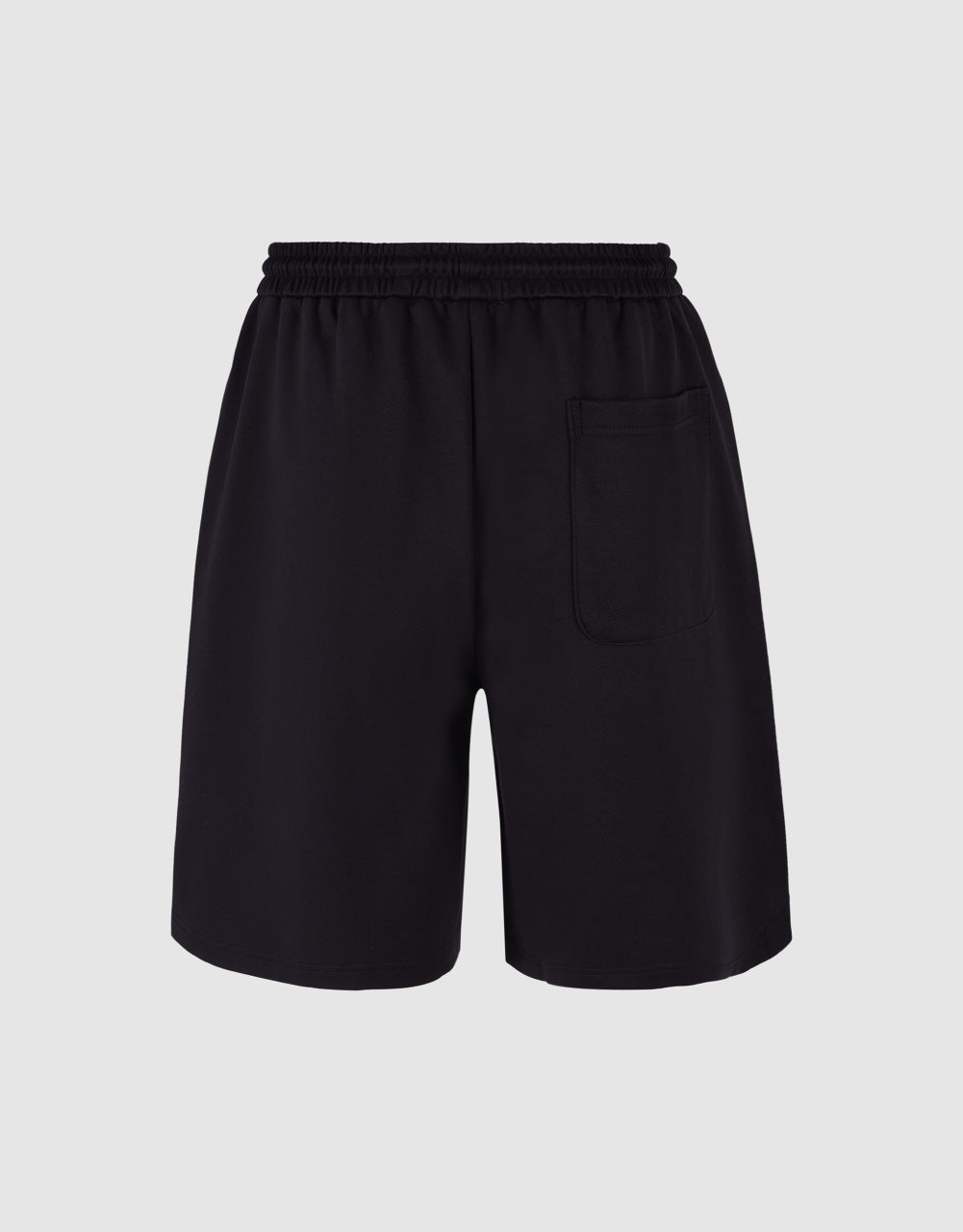 Drawstring Waist Knitted Shorts