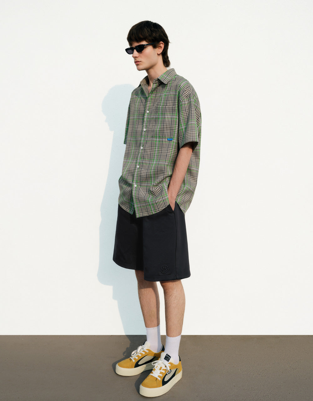 Drawstring Waist Knitted Shorts