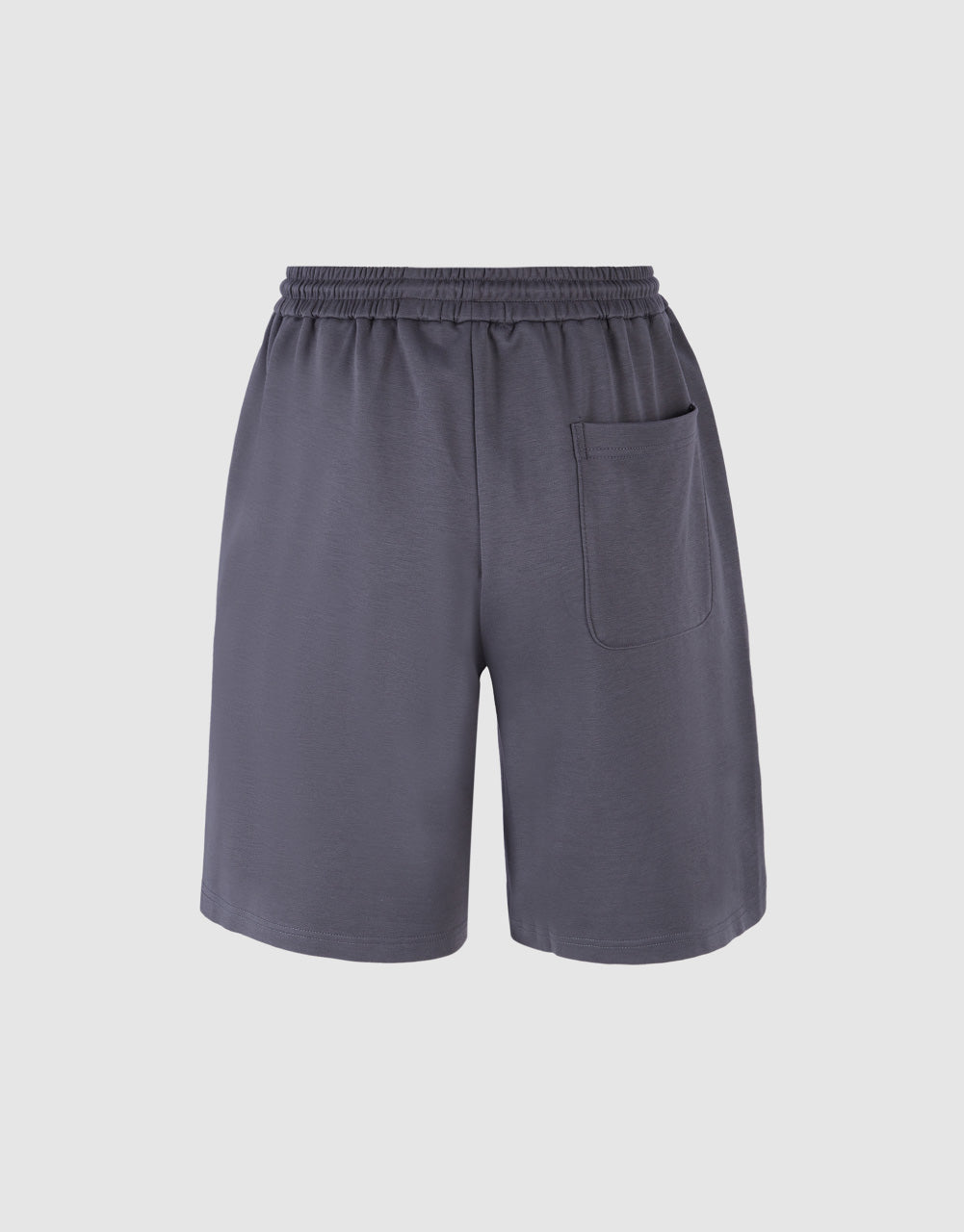 Drawstring Waist Knitted Shorts