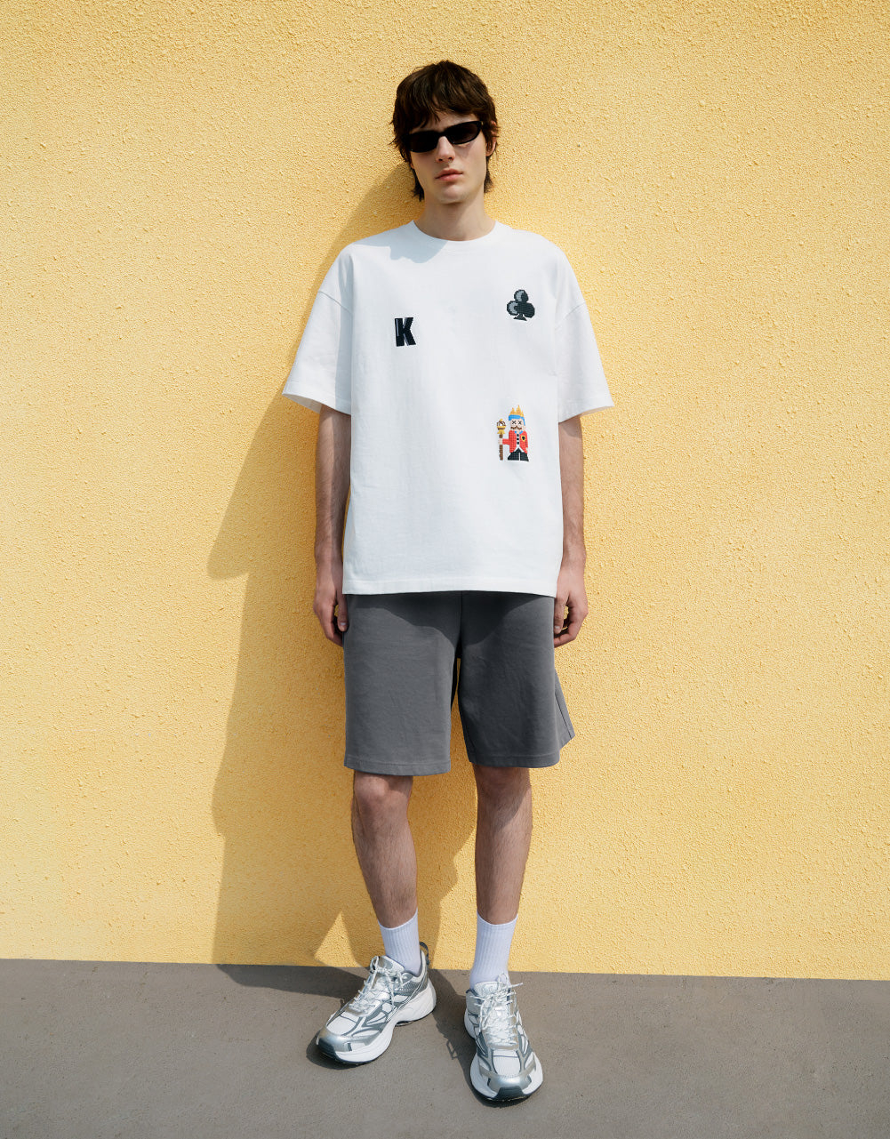 Drawstring Waist Knitted Shorts