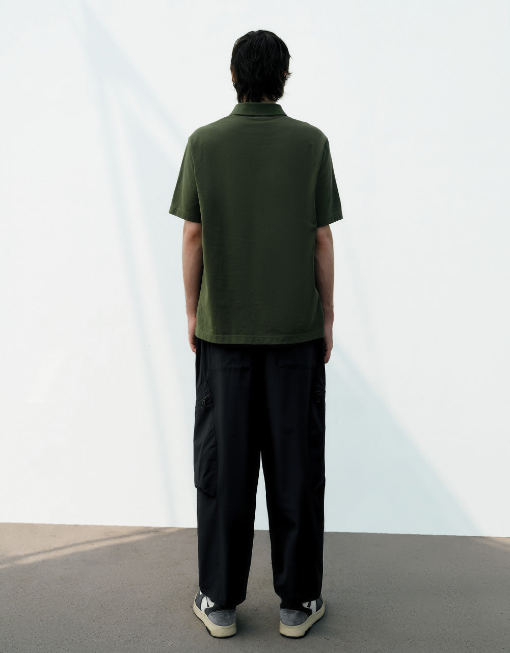 Drawstring Waist Straight Pants